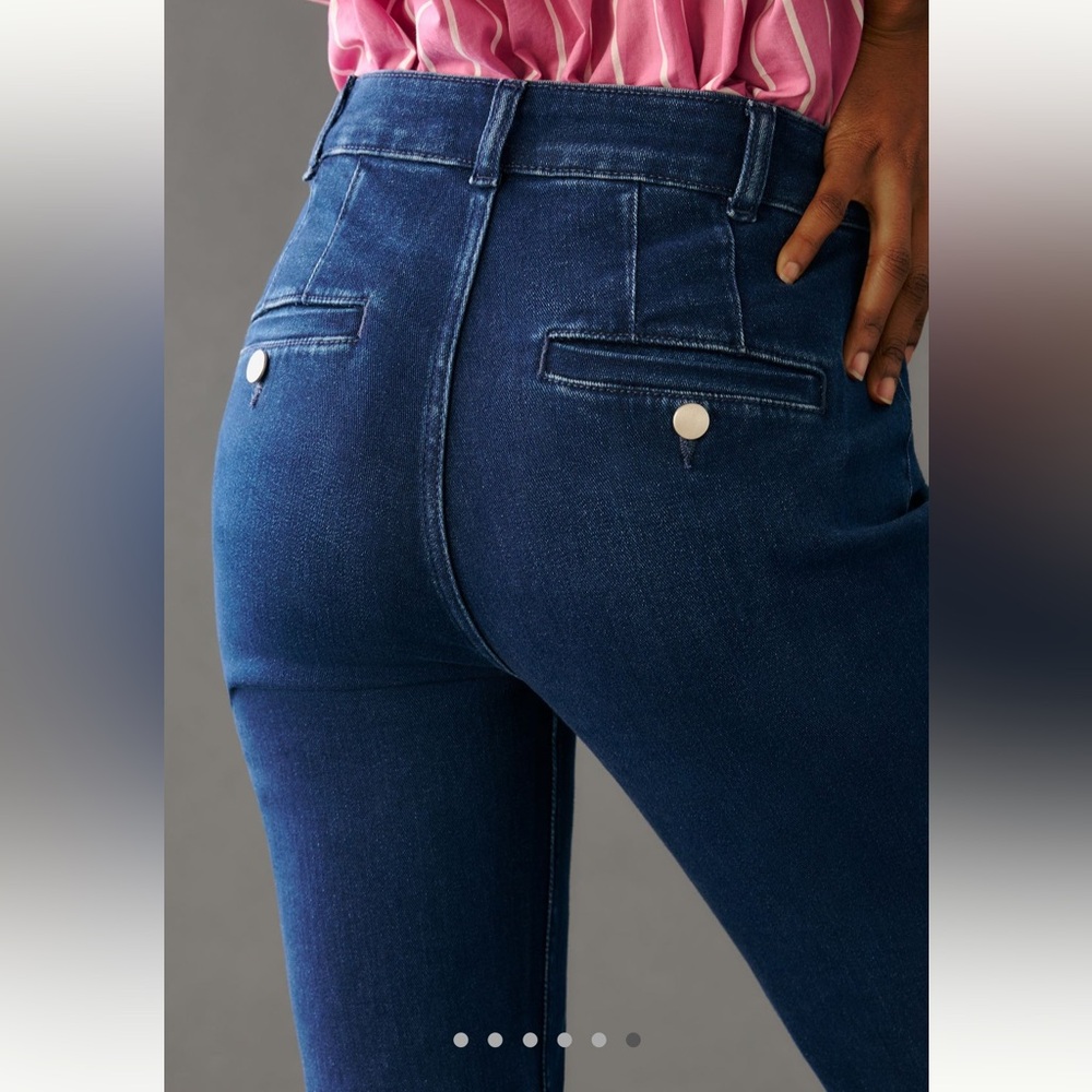Maeve The Essential Slim High-Rise Straight Jeans - Picture 6 of 16